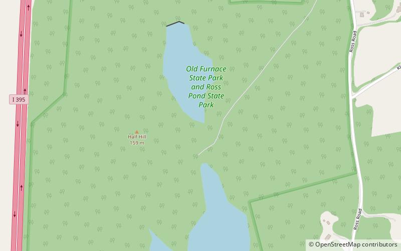 Ross's Cliffs and Old Furnace State Park location map