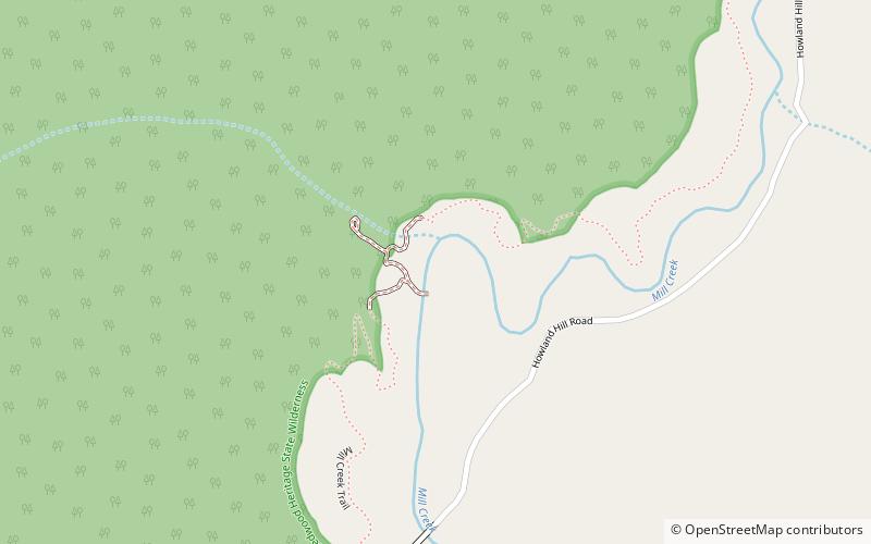grove of titans parc detat de jedediah smith redwoods location map