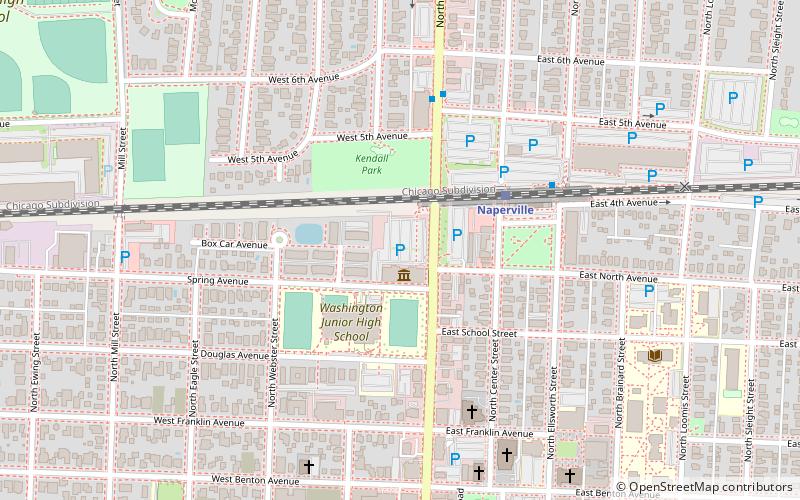 The DuPage Children's Museum location map