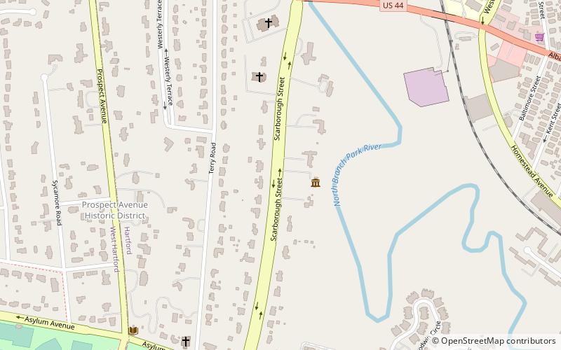 A. Everett Austin House location map