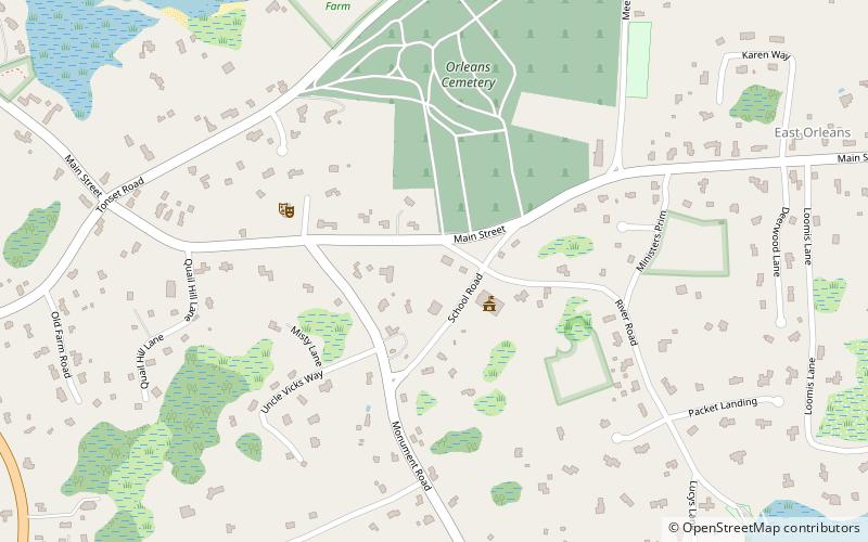 Universalist Society Meetinghouse location map