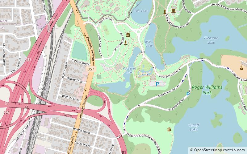 roosevelt lake providence location map