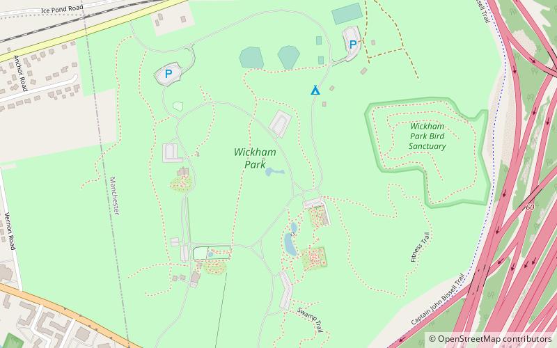 Wickham Park location map