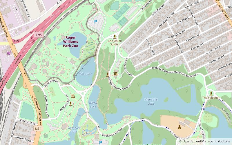 Roger Williams Park Museum of Natural History and Planetarium location map