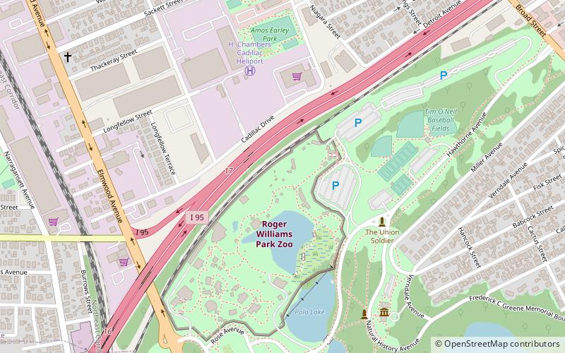 the zoo in forest park providence location map