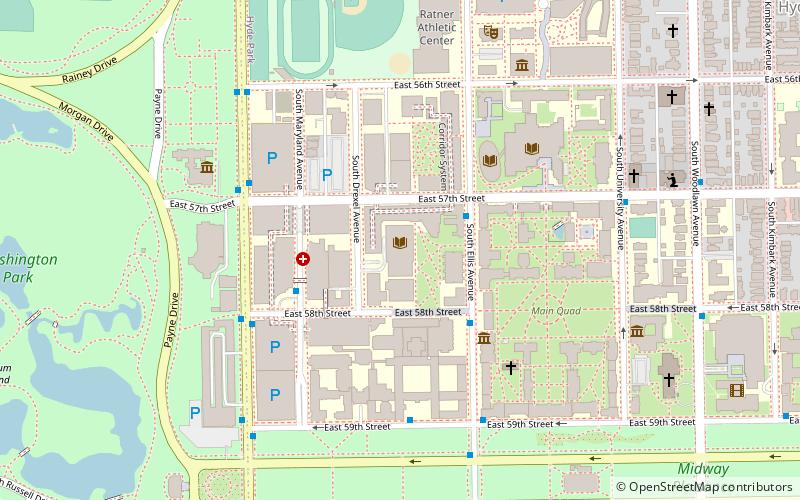 John Crerar Library location map