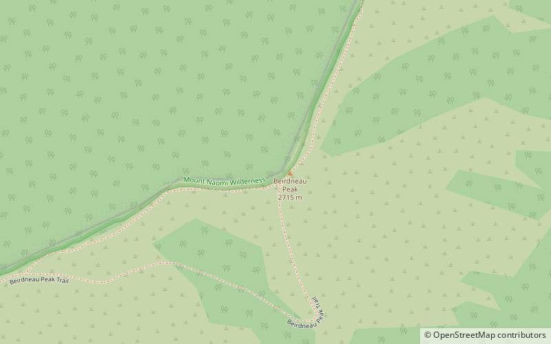 beirdneau peak bosque nacional wasatch cache location map