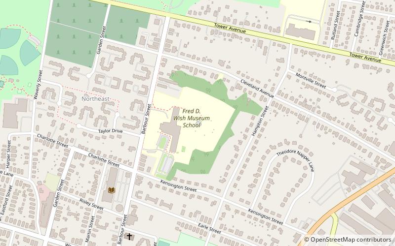 hartford circus fire site location map