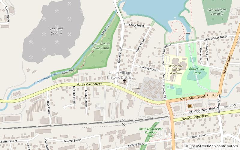 Union Village Historic District location map