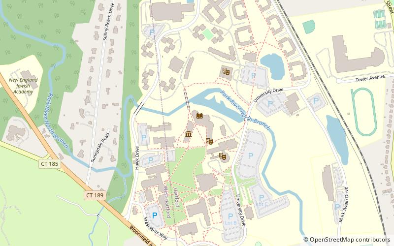 Joseloff Gallery location map