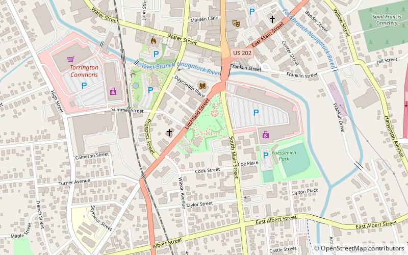 Coe Park location map
