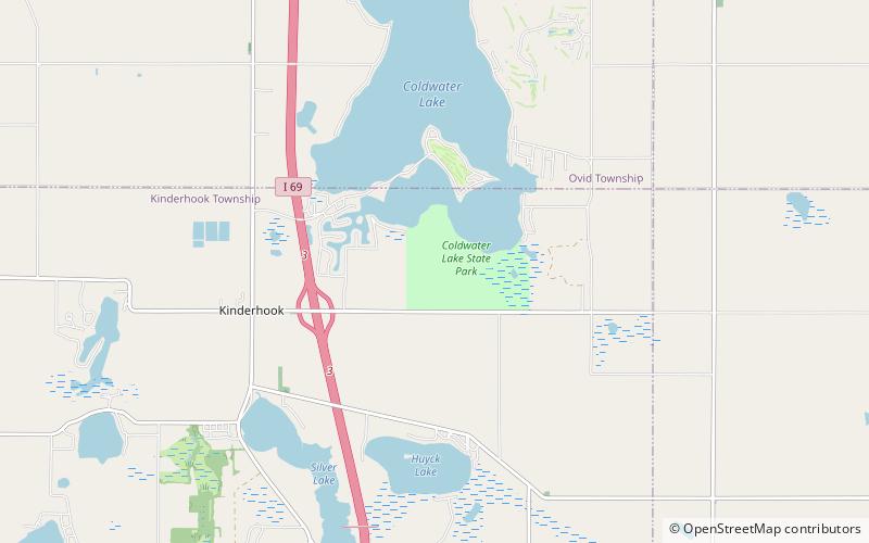 Park Stanowy Coldwater Lake location map