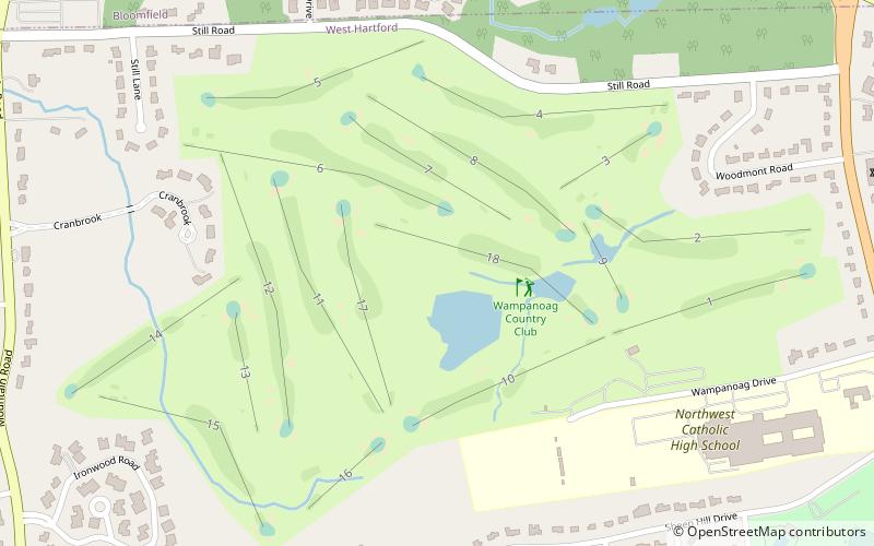 wampanoag country club west hartford location map