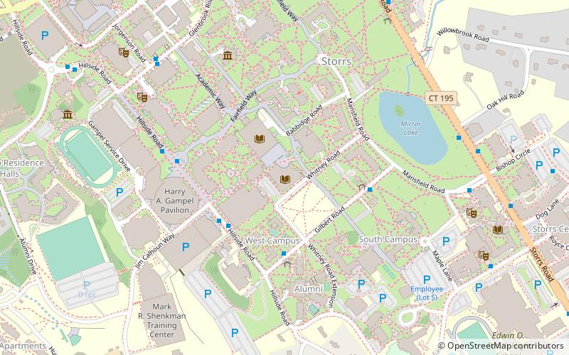 Thomas J. Dodd Research Center location map