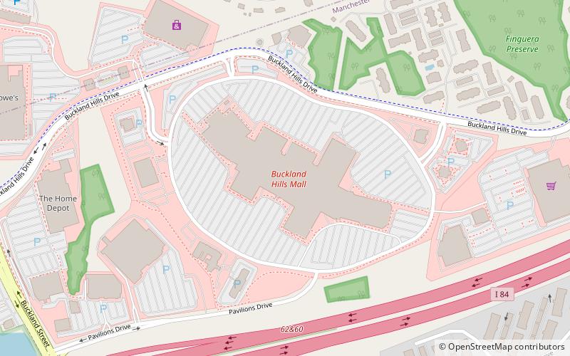 The Shoppes at Buckland Hills location map