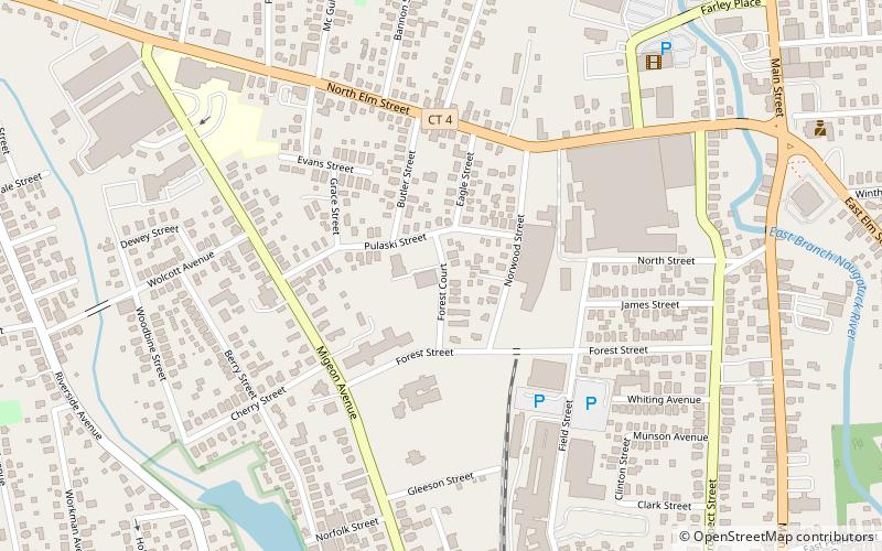 st mary parish torrington location map