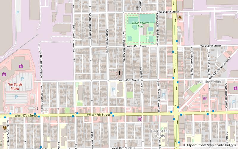 Église de la Sainte-Croix de Chicago location map