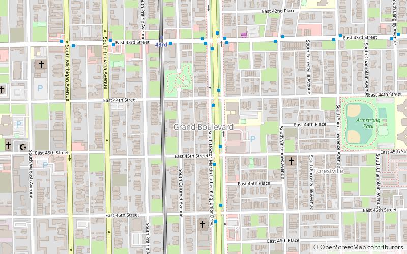 Grand Boulevard location map