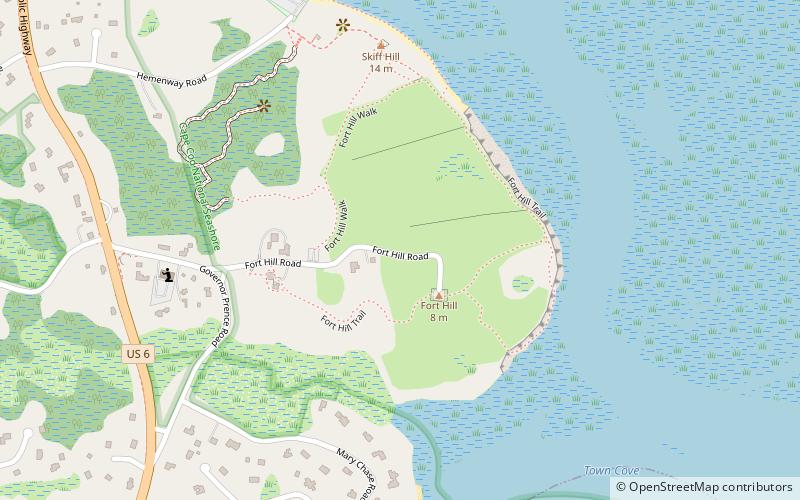 Nauset Archeological District location map