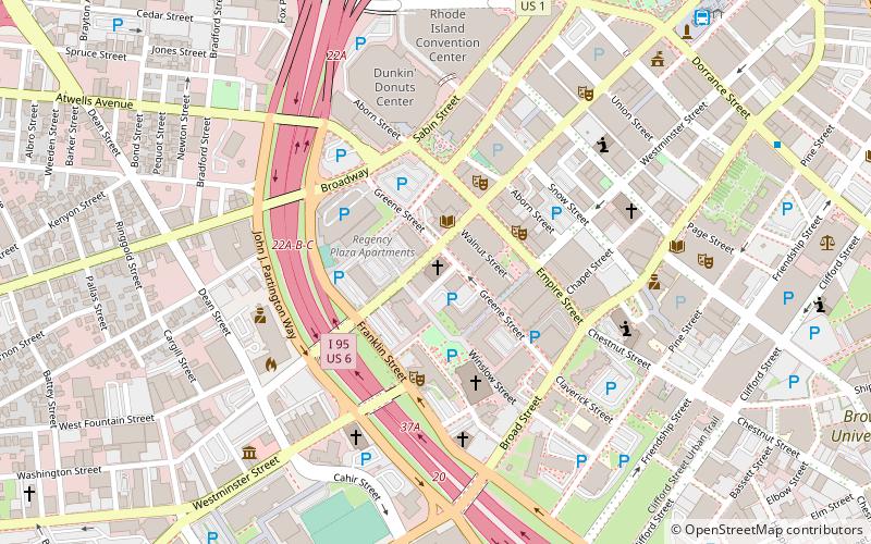 First Universalist Church location map