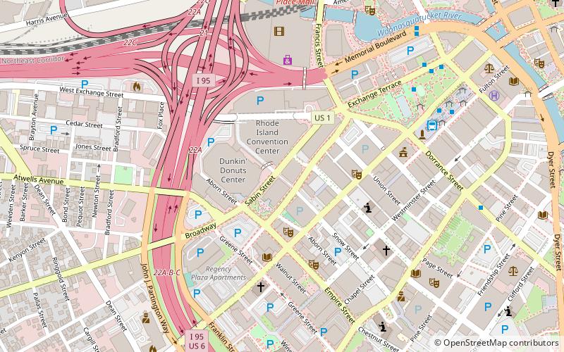 the strand providence location map