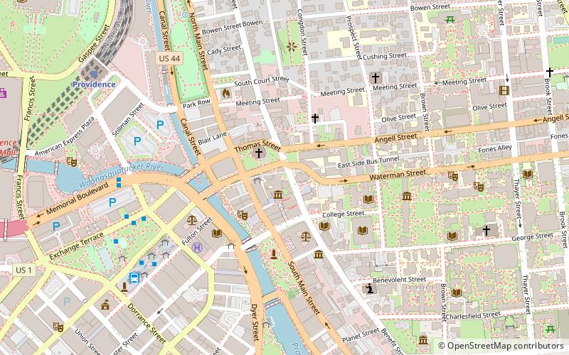 RISD Museum location map