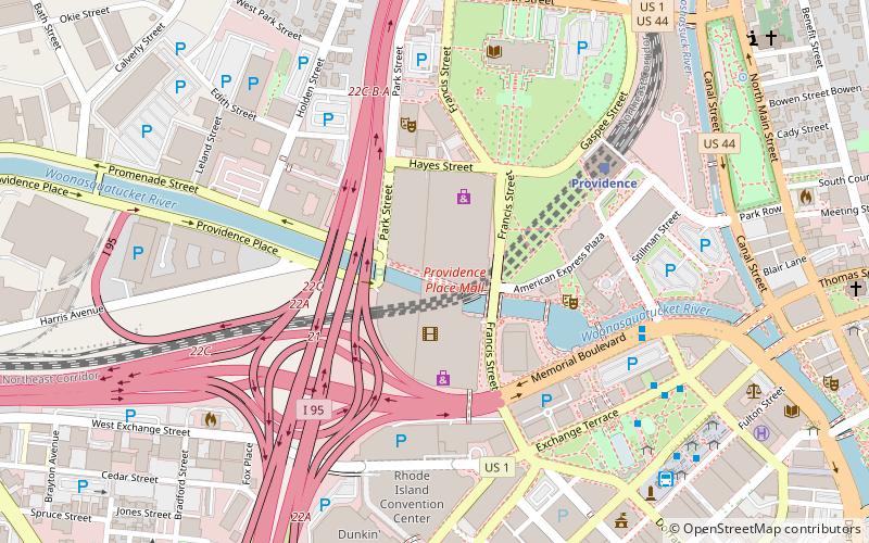 Providence Place location map