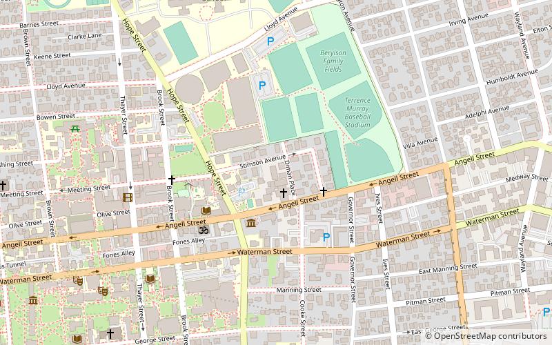 Stimson Avenue Historic District location map