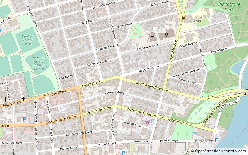 Wayland Square location map
