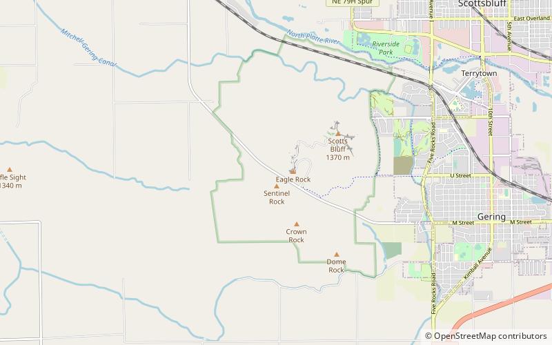 Mitchell Pass location map