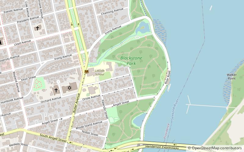 Blackstone Park Historic District location map