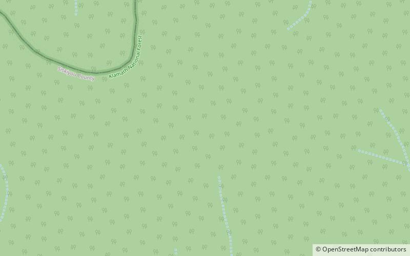 Siskiyou Mountains location map