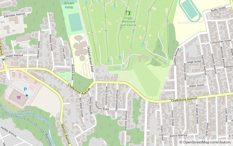 Triggs Memorial Golf Course location map