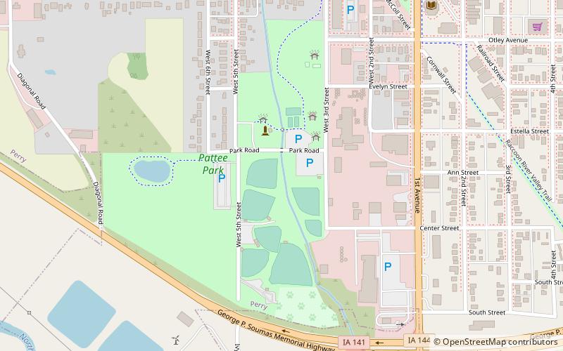 pattee park perry location map