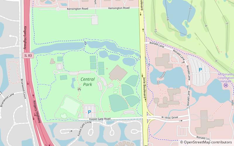 tennis center oak brook location map
