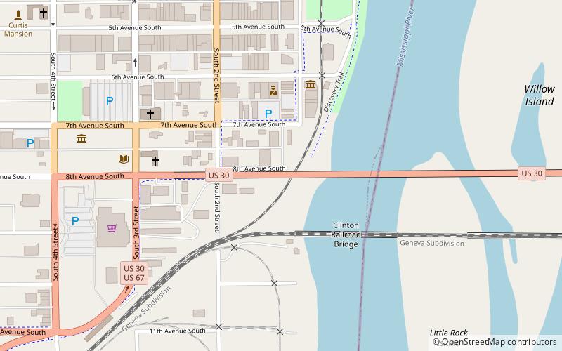 Gateway Bridge location map