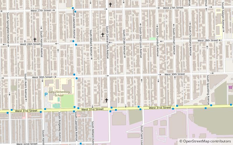 South Lawndale location map