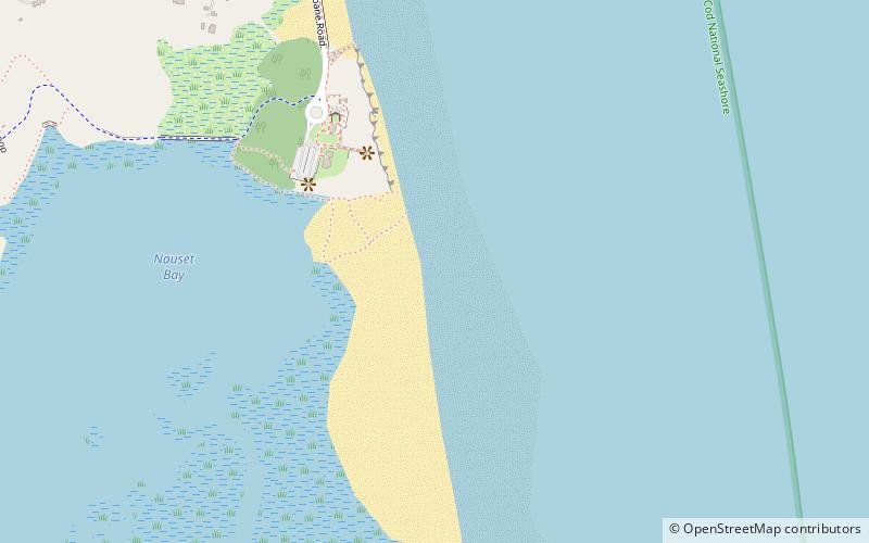 Nauset Beach location map