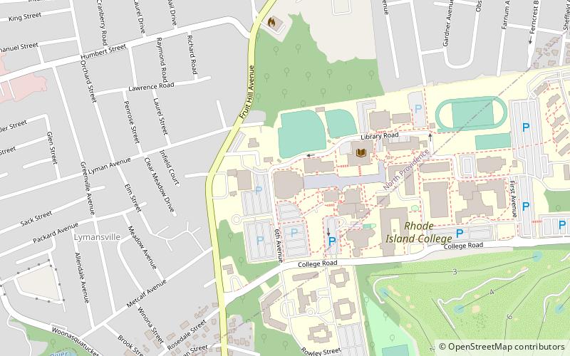 Intercollegiate Athletic Arena location map