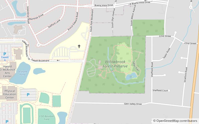 Willowbrook Wildlife Center location map