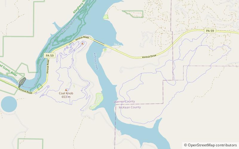 Rimrock Overlook location map