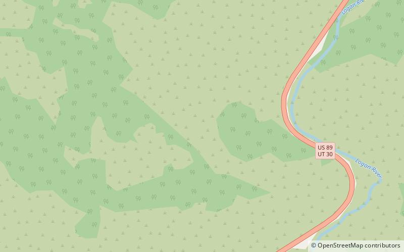 Ricks Spring location map