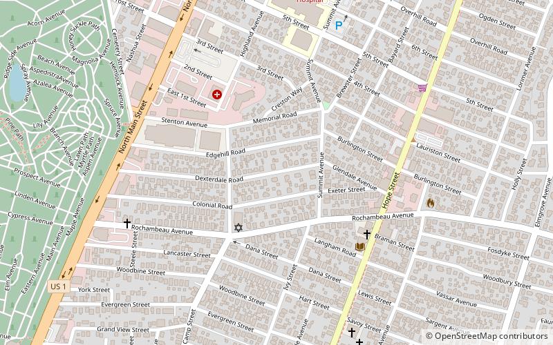 Summit Historic District location map