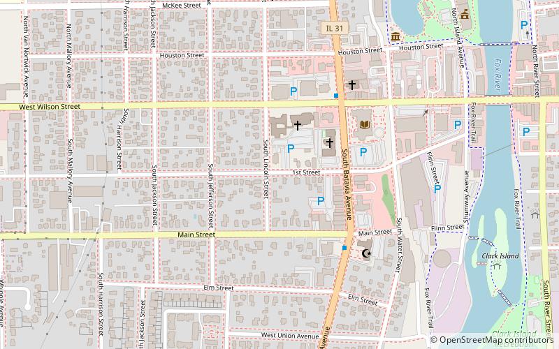 First Methodist Church of Batavia location map