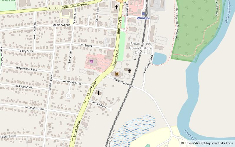 Windsor Public Library location map