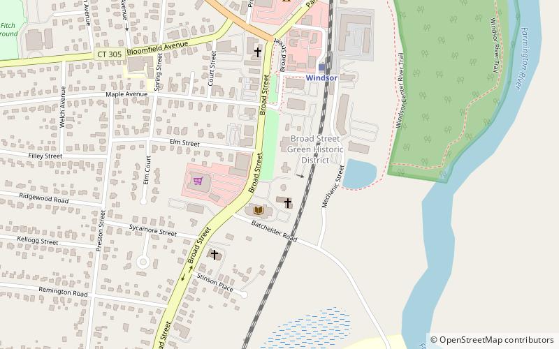 Grace Church Rectory location map