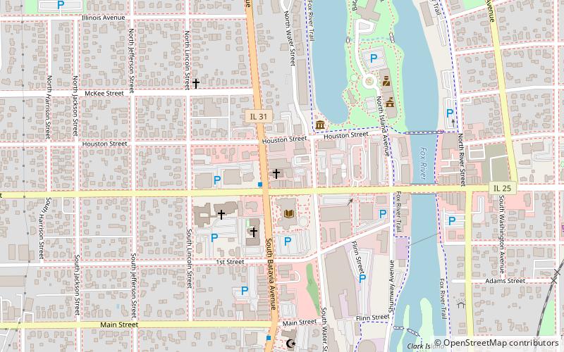 United Methodist Church of Batavia location map