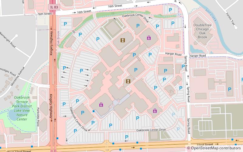 Oakbrook Center location map