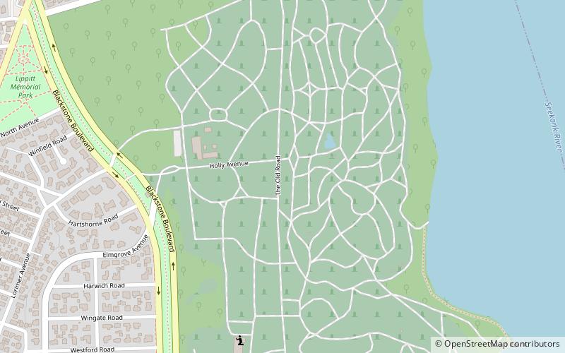 Swan Point Cemetery location map