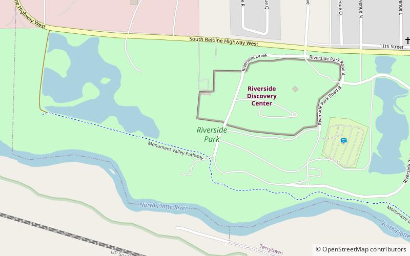 Riverside Discovery Center location map